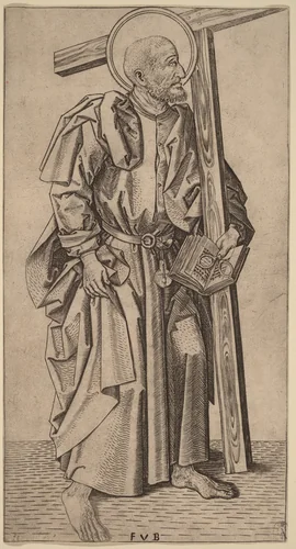Saint Simon by Master FVB, print, 1490-1500