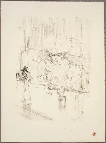 In the Hanneton by Henri de Toulouse-Lautrec, print, 1898