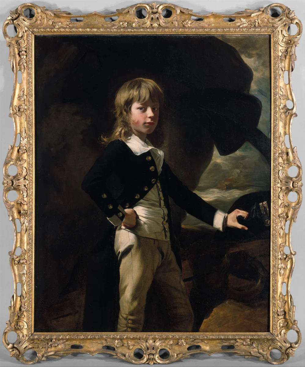 Midshipman Augustus Brine by John Singleton Copley, artwork, 1782