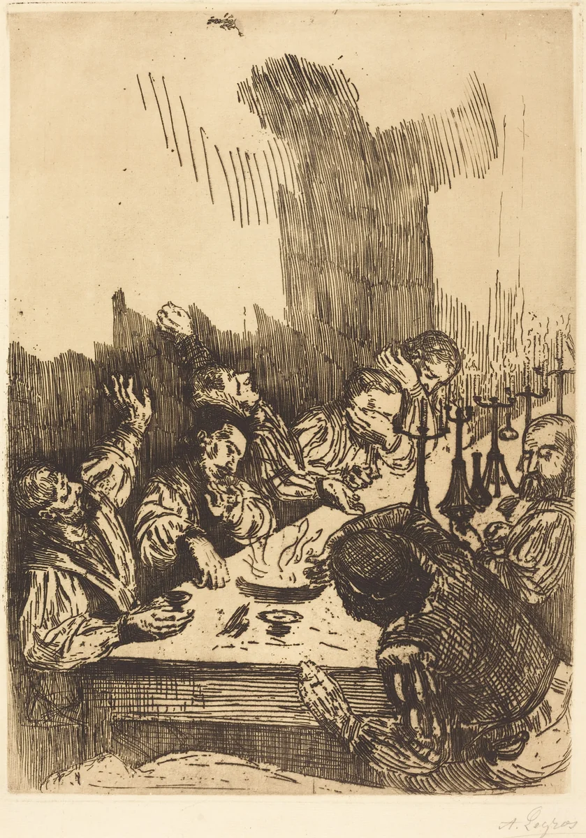 Shadow (Ombre) by Alphonse Legros, print, 1837-1911