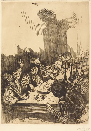 Shadow (Ombre) by Alphonse Legros, print, 1837-1911