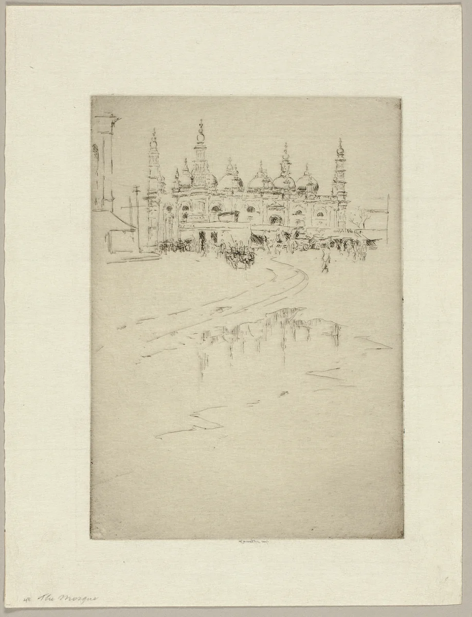 The Mosque, Delphi by Ernest S. Lumsden, print, 1912