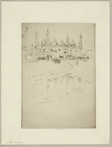 The Mosque, Delphi by Ernest S. Lumsden, print, 1912