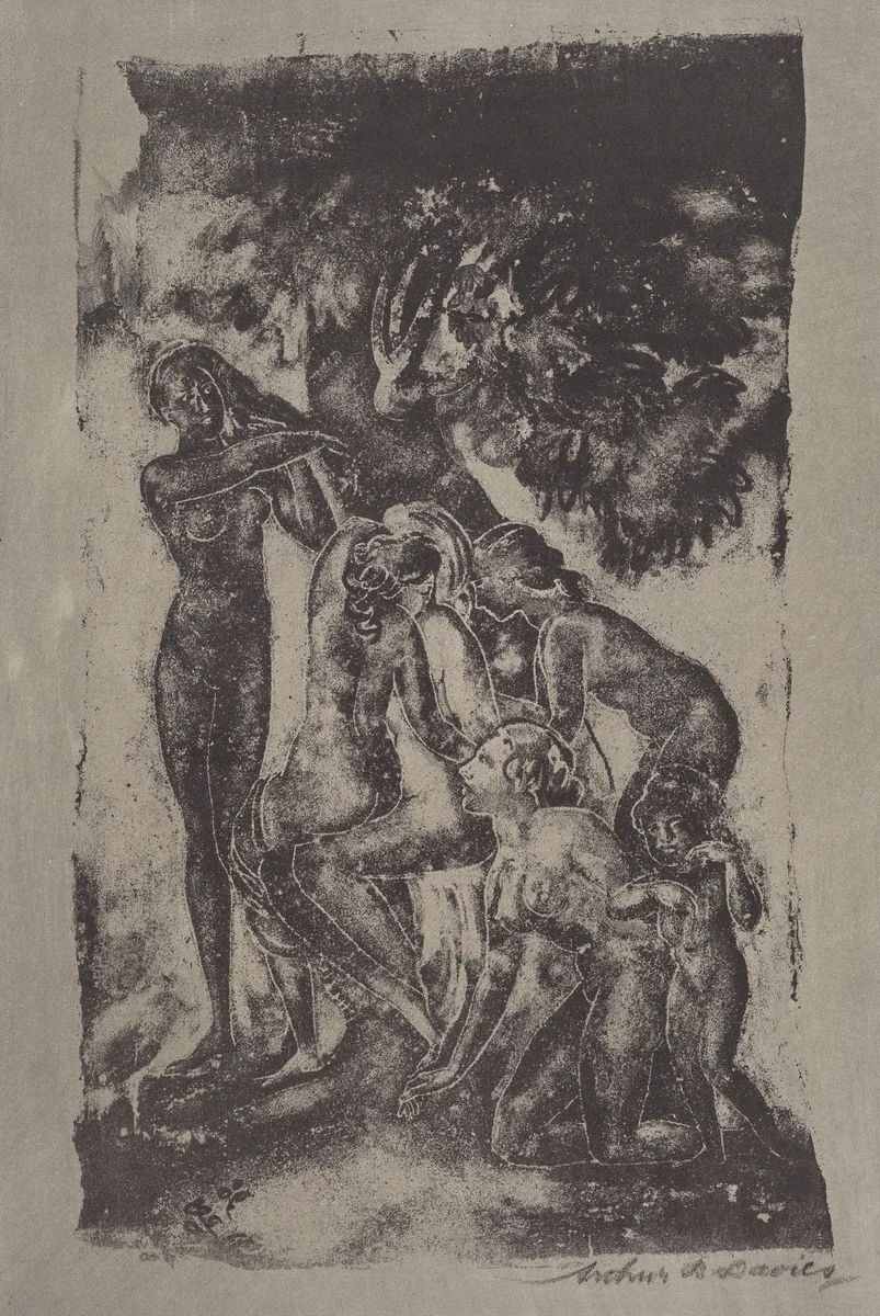 Figures of Earth by Arthur B. Davies; George C. Miller, print, 1923