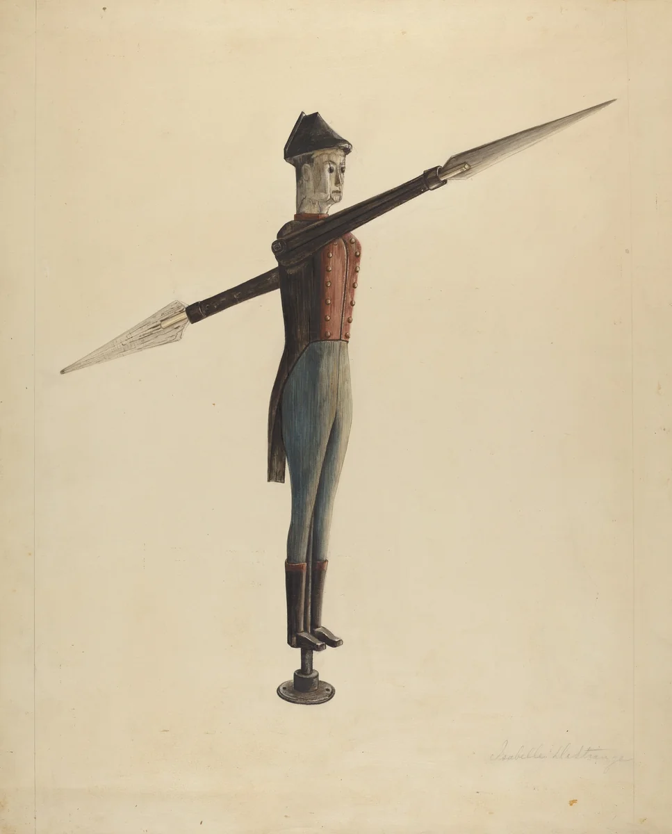 Whirligig by Isabelle De Strange, index of american design, 1937