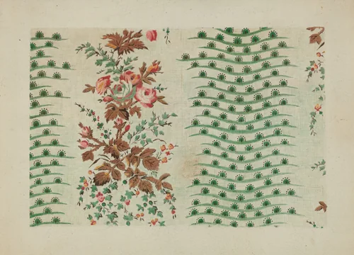 Printed Textile by Ralph M. Lewis, index of american design, 1938