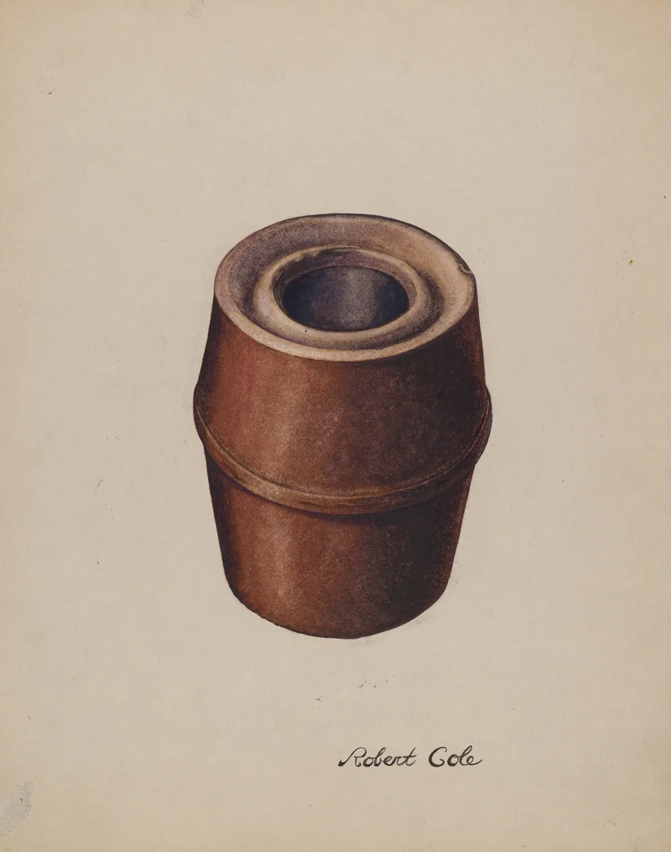 (Large) Fruit Jar by Robert Cole, index of american design, 1940