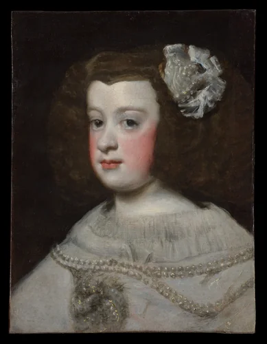 María Teresa, Infanta of Spain by Diego Rodríguez de Silva y Velázquez, painting, 1636-1670