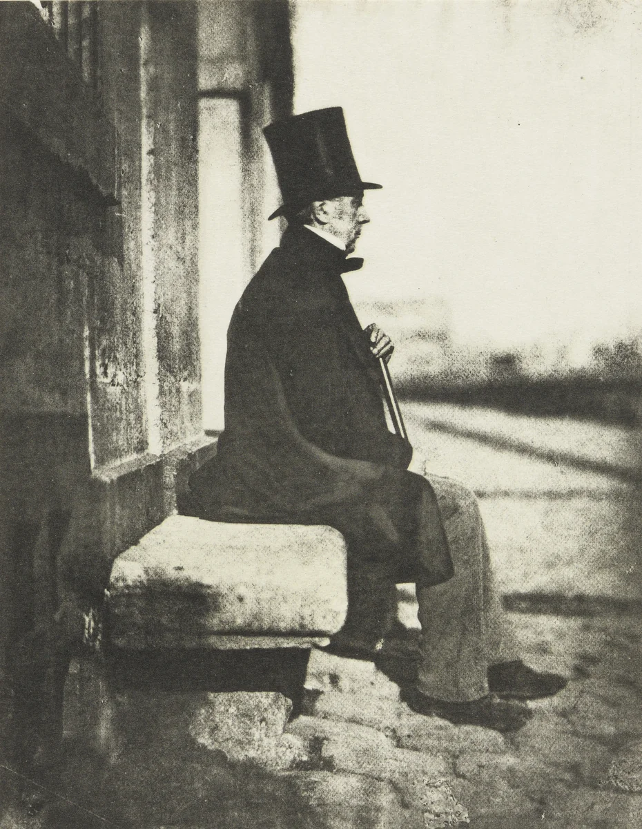 Man with High Hat by Charles Nègre, photograph, 1851