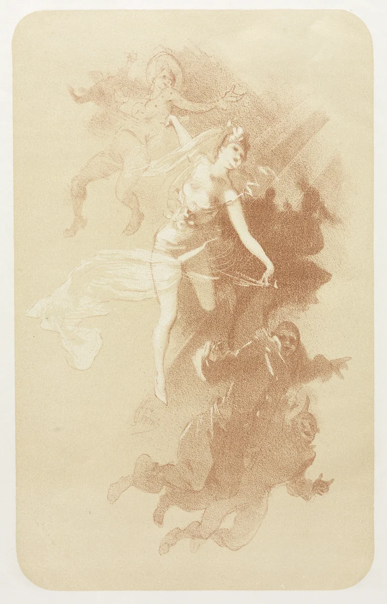 The Dance by Jules Chéret, print, 1893