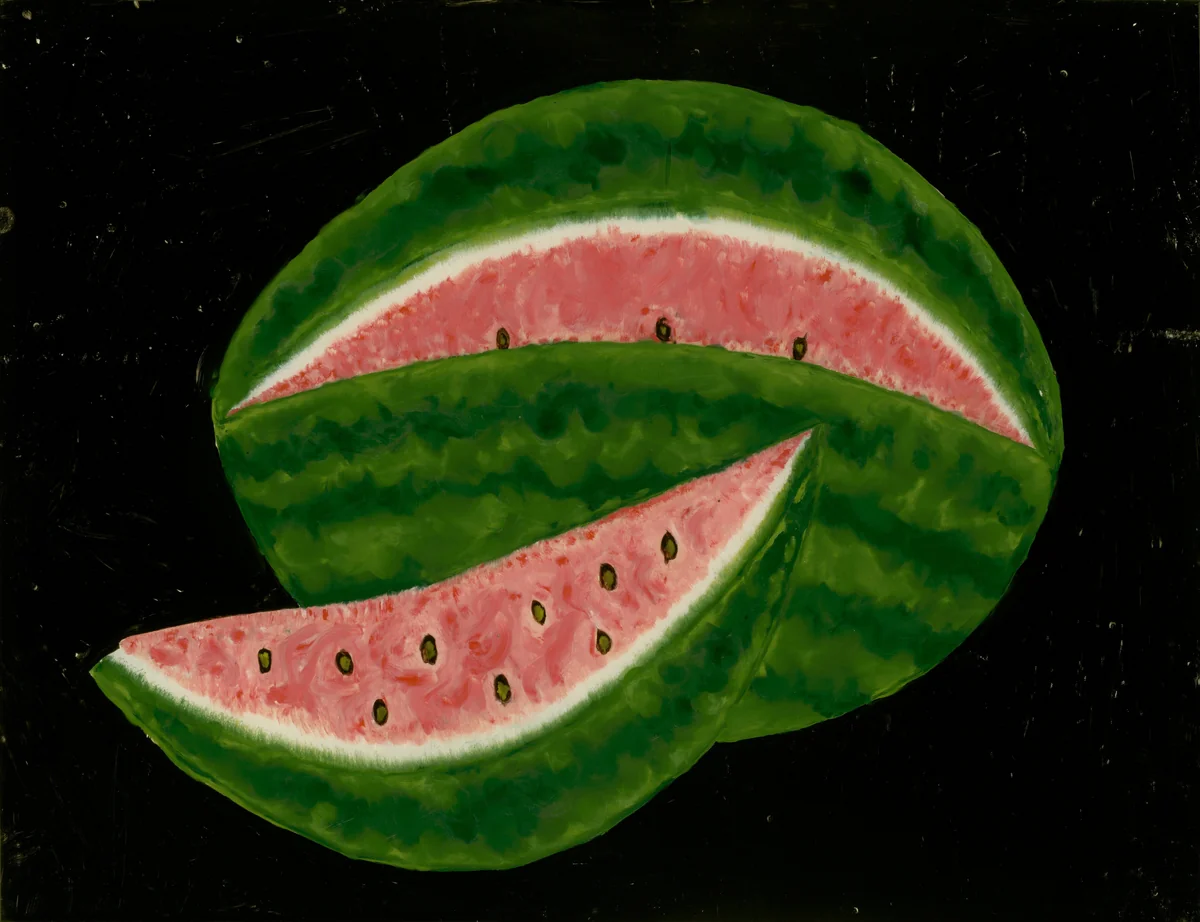 Watermelon by American 19th Century, painting, 1825-1874