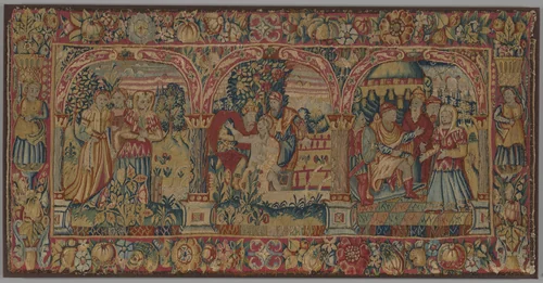 Susanna and the Elders by English, textile, 1600-1649