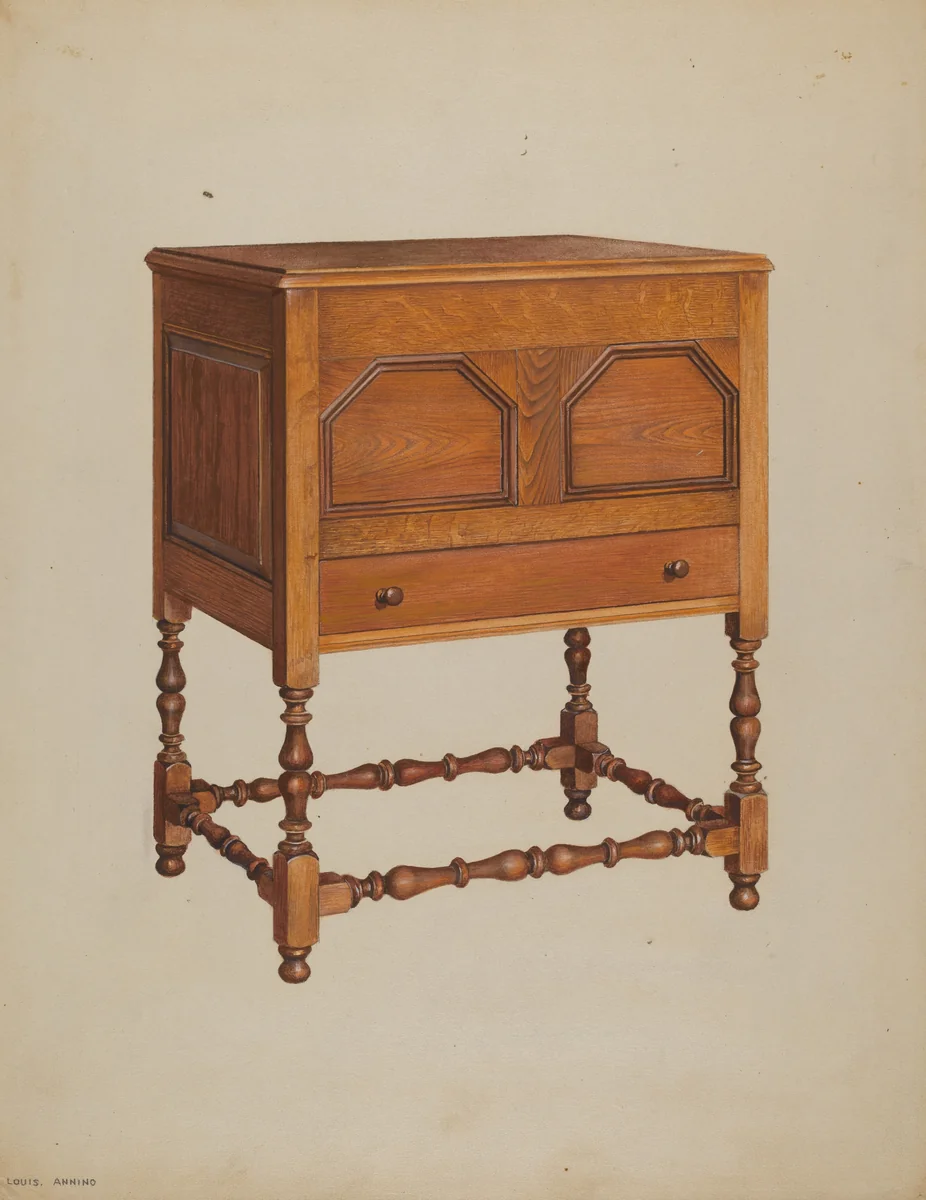 Chest on Frame by Louis Annino
Francis Borelli, index of american design, 1937