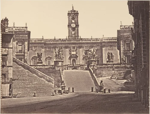 Campedoglio by Eugène Constant, photograph, 1848-1852