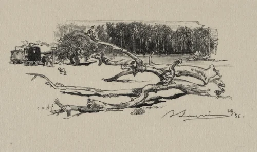 Carrefour de l'Epine by Auguste Louis Lepère, print, 1887