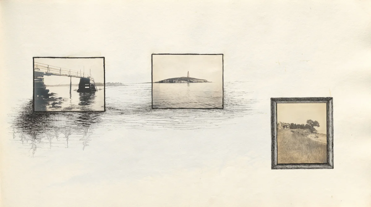 Untitled (page from album titled "July 1913") by Charles Norman Sladen, photograph, 1913