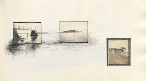 Untitled (page from album titled "July 1913") by Charles Norman Sladen, photograph, 1913