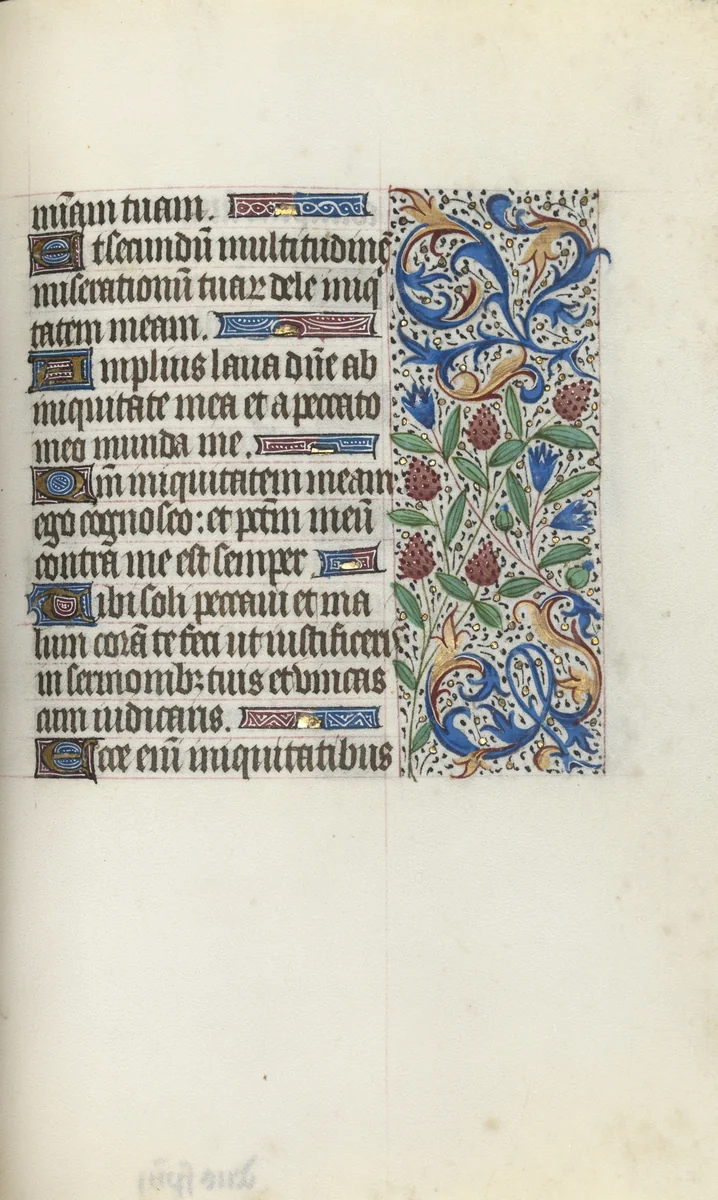 Book of Hours (Use of Rouen): fol. 134r by Master of the Geneva Latini, book, 1465-1475
