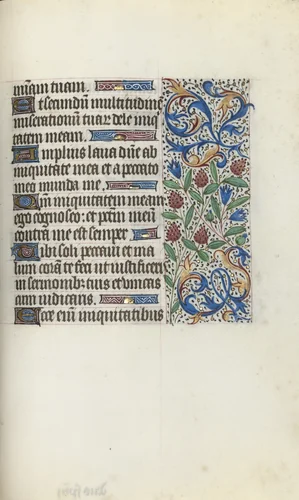 Book of Hours (Use of Rouen): fol. 134r by Master of the Geneva Latini, book, 1465-1475