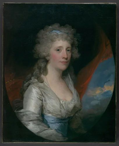 Mrs. Joseph Anthony Jr. (Henrietta Hillegas) by Gilbert Stuart, artwork, 1792-1798