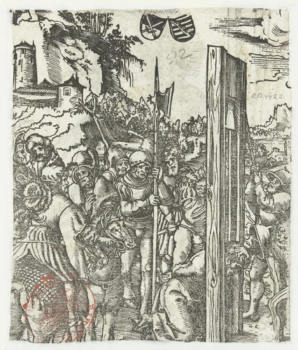 Marteldood van Matteüs by Lucas Cranach, print, 1482-1553