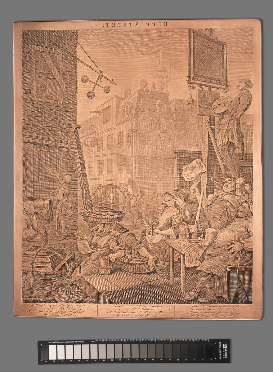 Beer Street by William Hogarth, other, 1751
