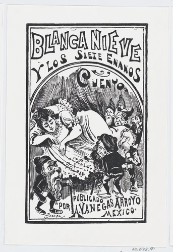 Snow White and the Seven Dwarfs by José Guadalupe Posada, print