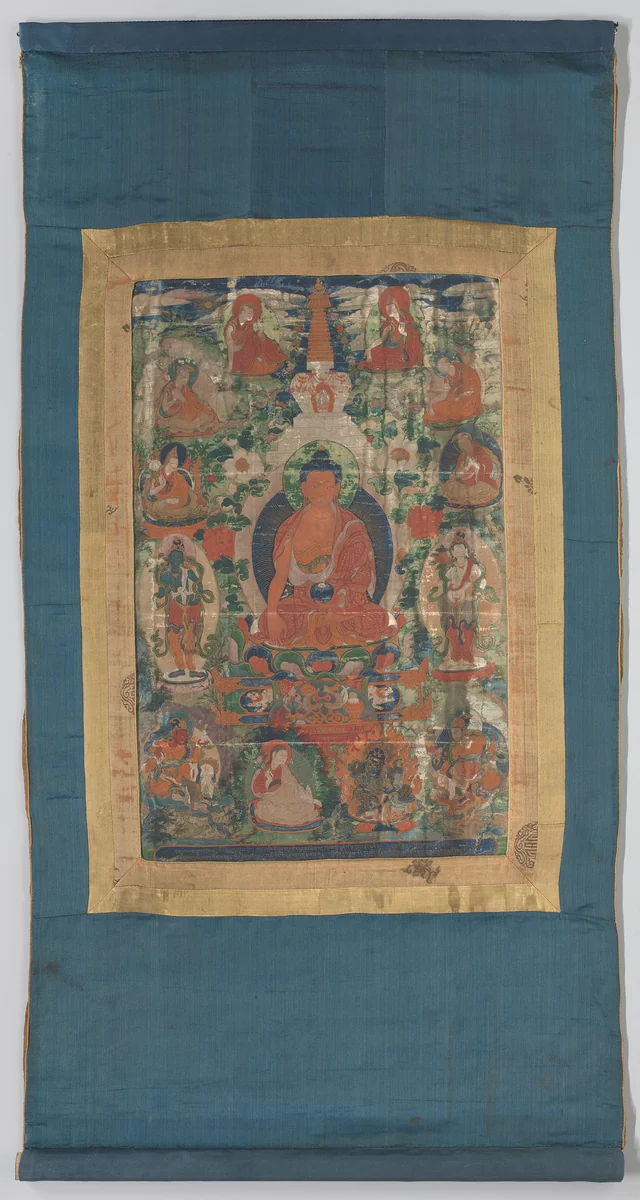 Sakyamuni by anonymous, painting, 1700-1800