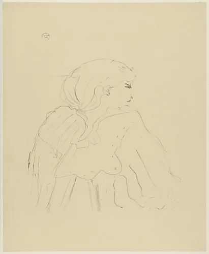 Jane Hading from Portraits of Actors and Actresses: Thirteen Lithographs (Portraits d'Acteurs & Actrices: Treize Lithographies) by Henri de Toulouse-Lautrec, print, 1898
