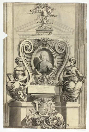 Tomb of Marquis Saint-Florentin by Unknown Artist, drawing, 1700-1799