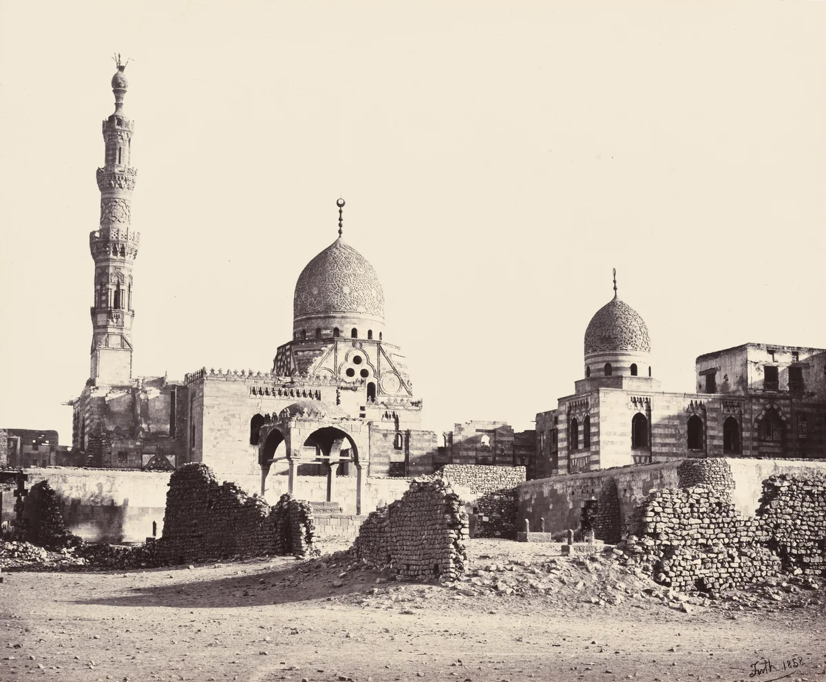 The Mosque of Kaitbey by Francis Frith, photograph, 1858