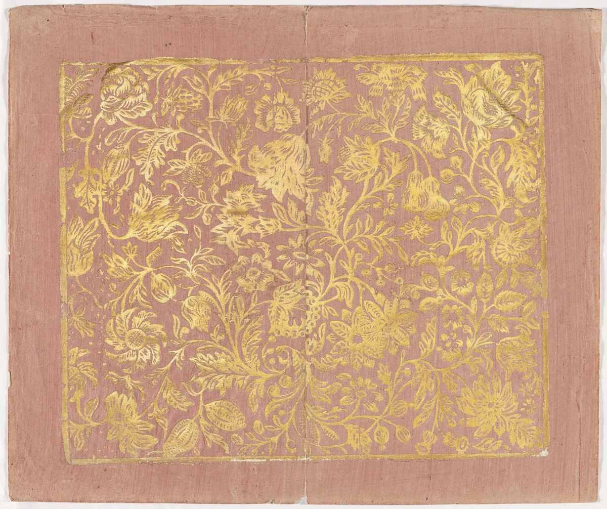 Endpaper with Mixed Floral Pattern by Italian 18th Century, print, 1700-1799