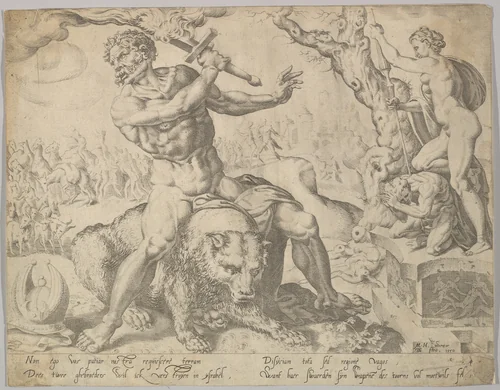 Levi, from the series The Twelve Patriarchs by Maarten van Heemskerck, print, 1550