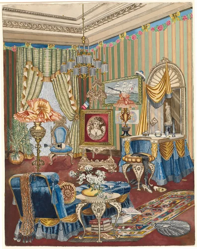 Boudoir by Perkins Harnly, index of american design, 1939
