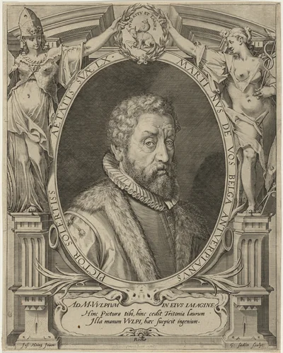 Martin de Vos by Aegidius Sadeler II, Joseph Heintz the Elder, print, 1570-1629