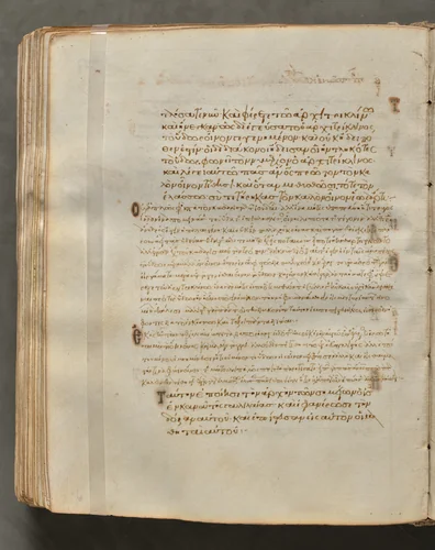 Text, folio 330 (verso), from a Gospel Book with Commentaries by Unknown, book, 1000-1100