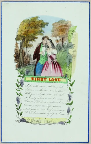 First Love (Valentine) by Unknown Artist, other, 1835-1845