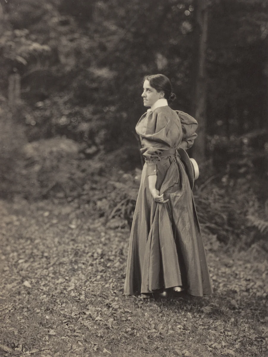 Emmy at Oaklawn, Lake George by Alfred Stieglitz, photograph, 1895
