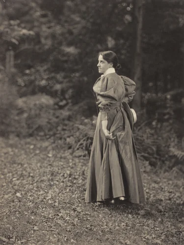 Emmy at Oaklawn, Lake George by Alfred Stieglitz, photograph, 1895