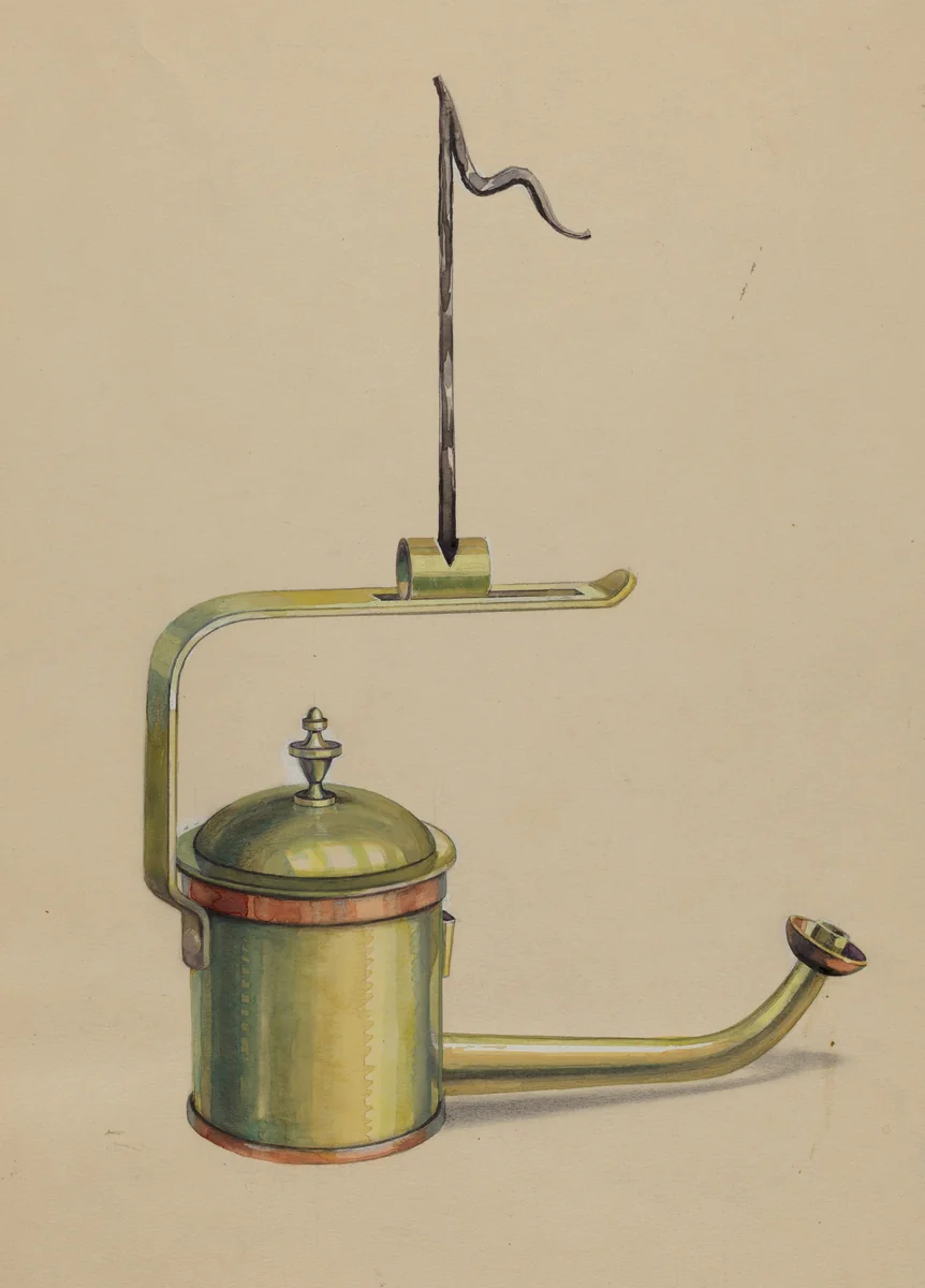 Lamp by Charles Caseau, index of american design, 1935