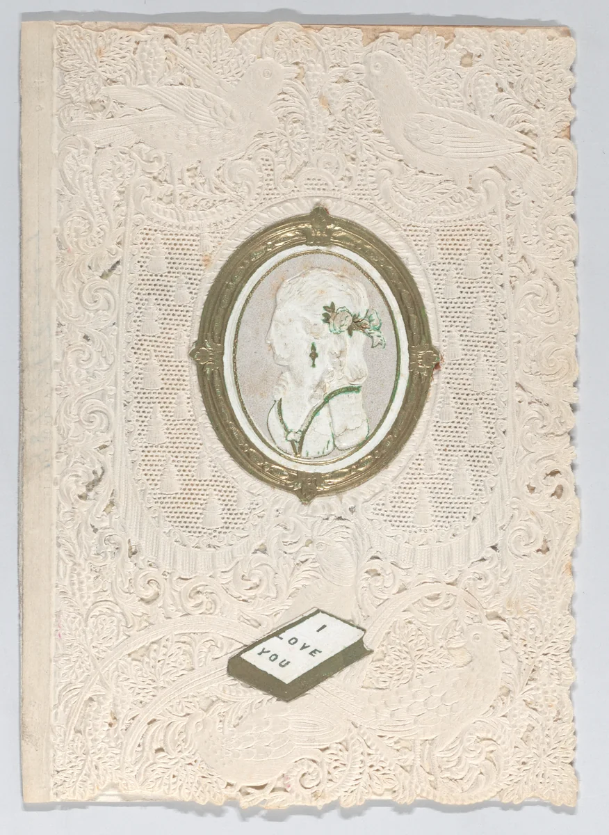 Valentine by anonymous, other, 1859-1869