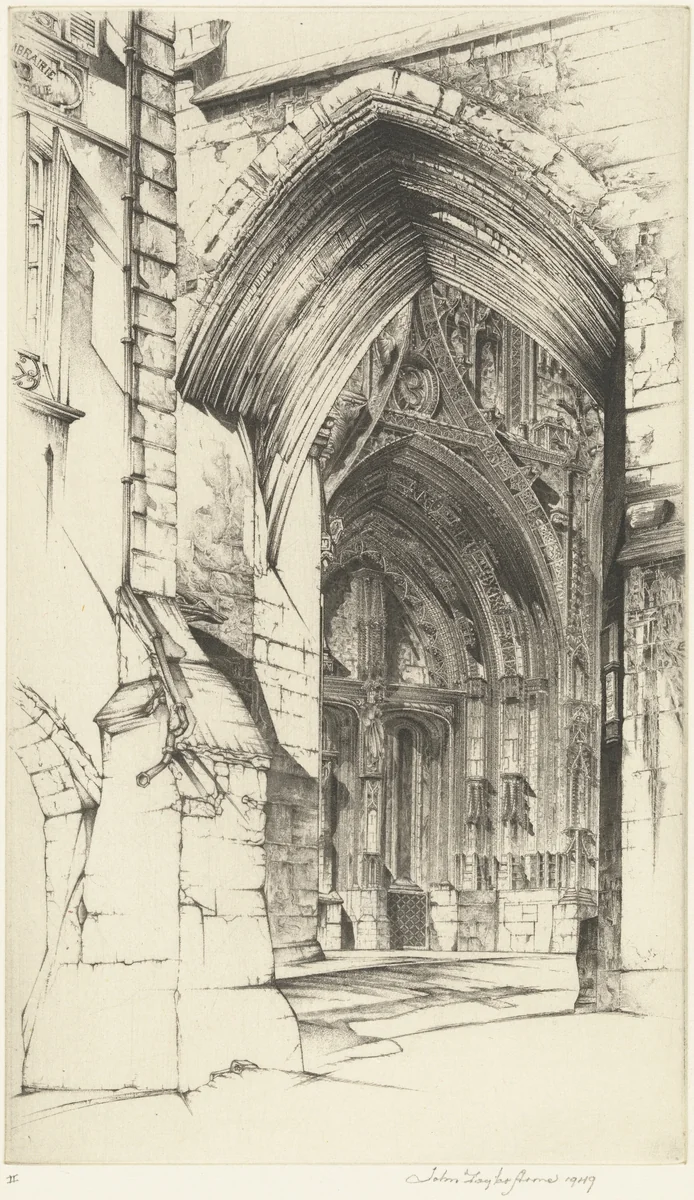 French Lace by John Taylor Arms, print, 1949