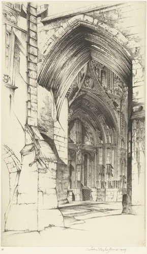 French Lace by John Taylor Arms, print, 1949