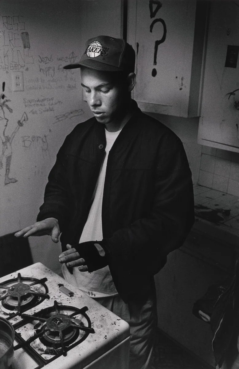 Scooter by Jim Goldberg, photograph, 1990