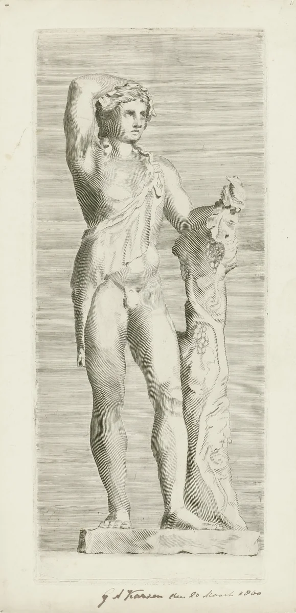 Herdersknaap by George Andries Karsen, print, 1860