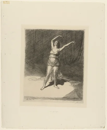 Isadora Duncan by John Sloan, print, 1915