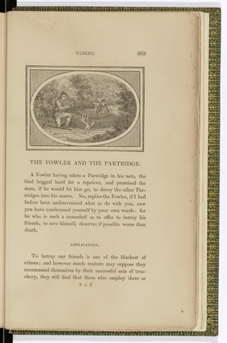 Headpiece (page 363) from The Fables of Aesop by Thomas Bewick, illustrated book, 1818