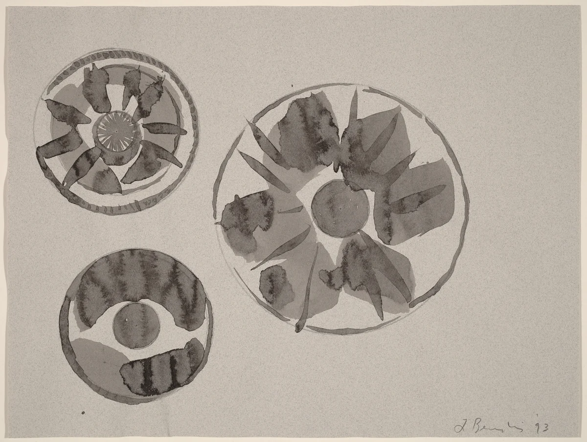Emblematic Study 4 by Lynda Benglis, drawing, 1993