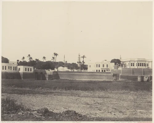 Syout, Constructions Modernes - le Divan, etc. by Félix Teynard, photograph, 1851-1852