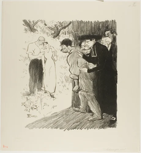 The Last Ambush by Théophile Alexandre Steinlen, print, 1894